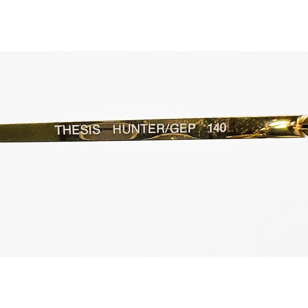 Marchon Eyeglass Frames Mens Gold Green Thesis Hunter GEP 53-19-140